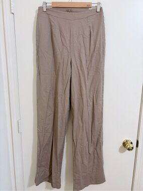 Valentina Wide Leg Pants in Taupe